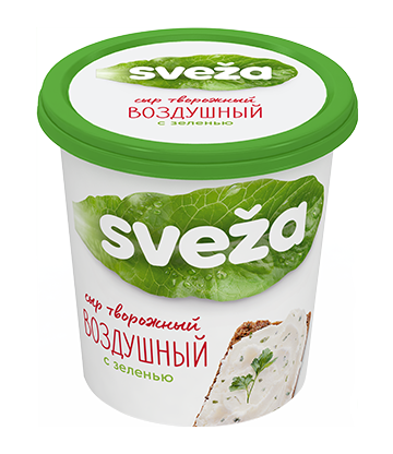 Сыр творожный "Воздушный" с зеленью