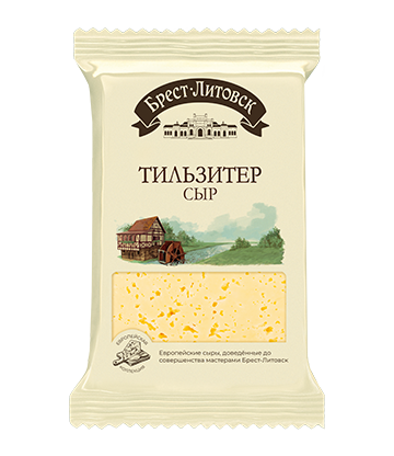 Сыр полутвердый "Брест-Литовск Тильзитер"
