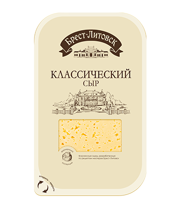 Сыр полутвердый "Брест-Литовск Классический" слайсер