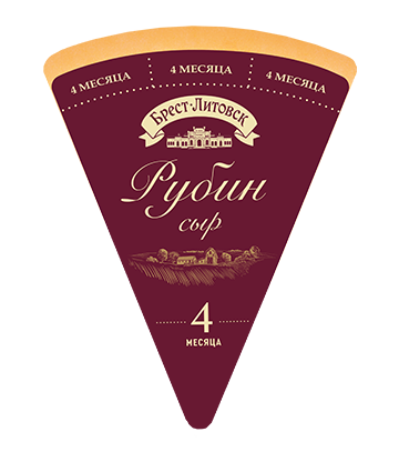 Сыр полутвердый «Брест-Литовск Рубин»