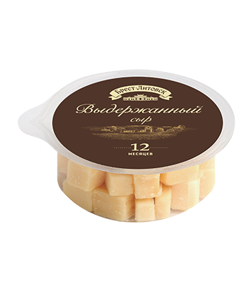 Сыр твердый "Брест-Литовск  Выдержанный" 12 месяцев 